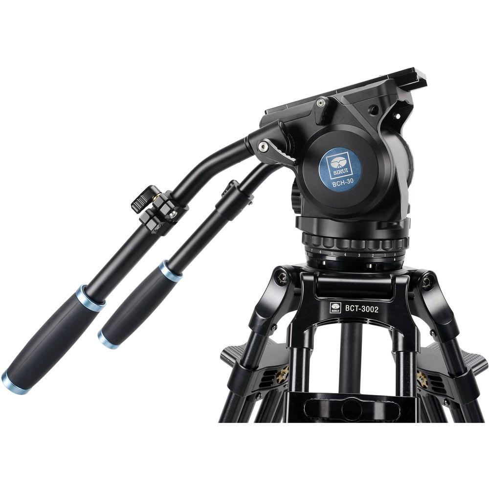 Sirui BCT-3002 Aluminum Tripod & BCH-30 Video Head Bundle