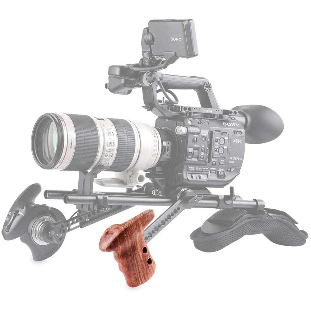 SmallRig Left Side Wooden Grip with ARRI Rosette