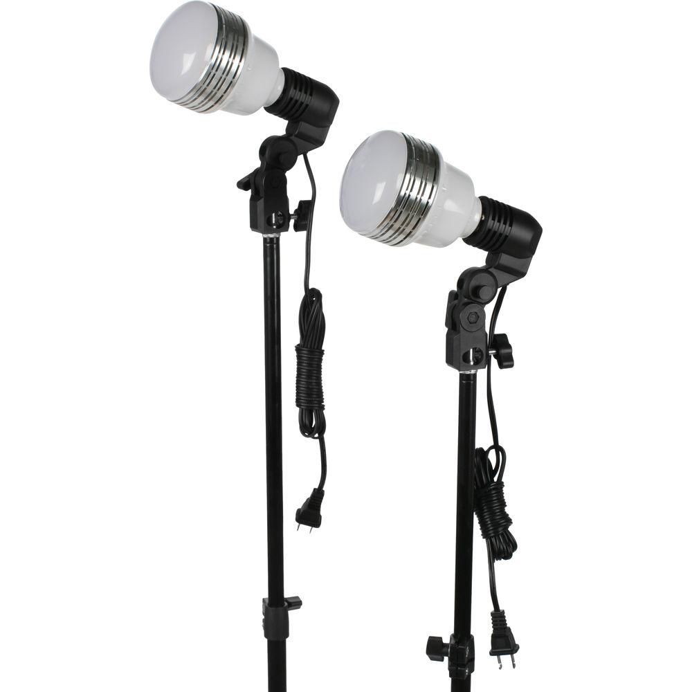 Smith-Victor KT750LED 2-Light Umbrella Kit