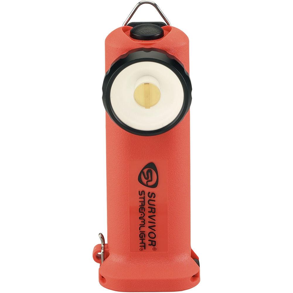 Streamlight Survivor Right-Angle Rechargeable LED Flashlight with Fast-Charge 120 100 VAC Charger