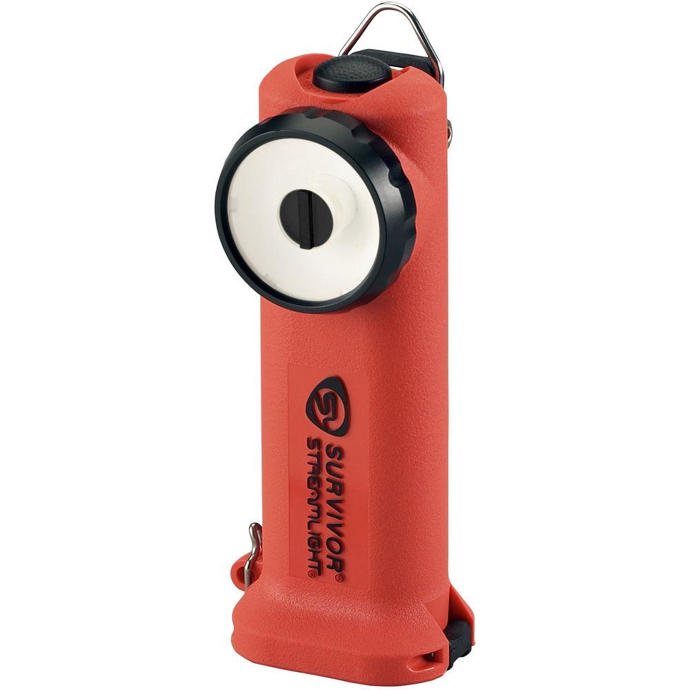 Streamlight Survivor Right-Angle Rechargeable LED Flashlight with Fast-Charge 120 100 VAC Charger