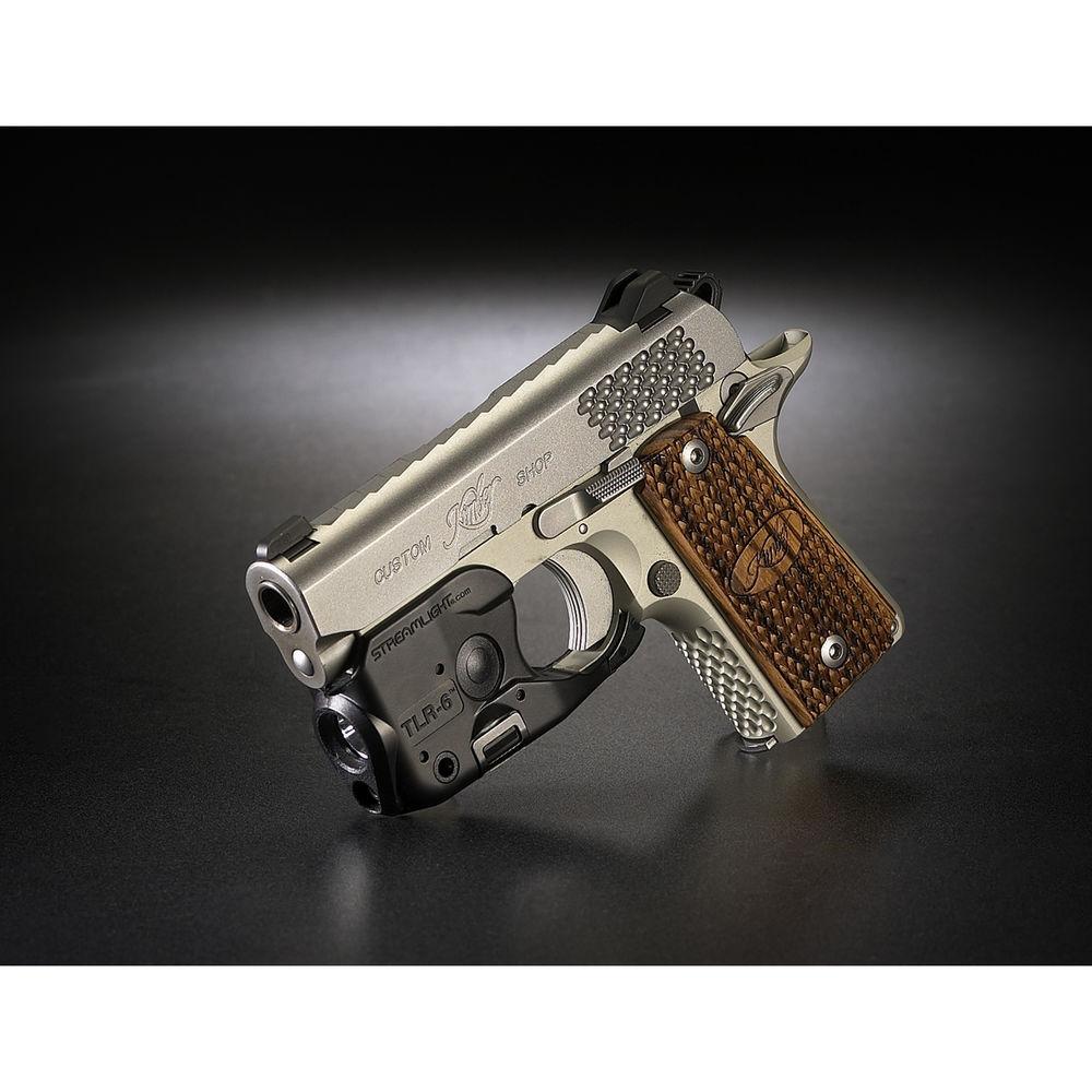 Streamlight TLR-6 Gun-Mounted Tactical Light with Red Aiming Laser for Kimber Micro