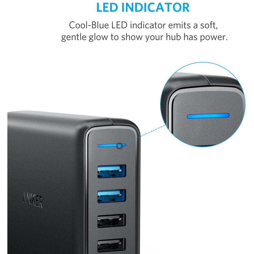 ANKER PowerPort Speed 5 5-Port USB Charger