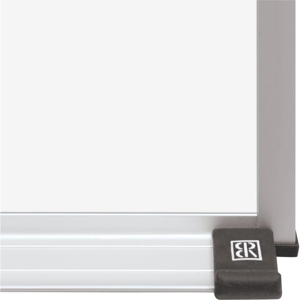 Best Rite Magne-Rite Whiteboard with Aluminum Trim & Map Rail