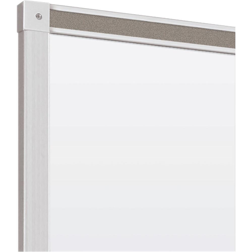 Best Rite Magne-Rite Whiteboard with Aluminum Trim & Map Rail