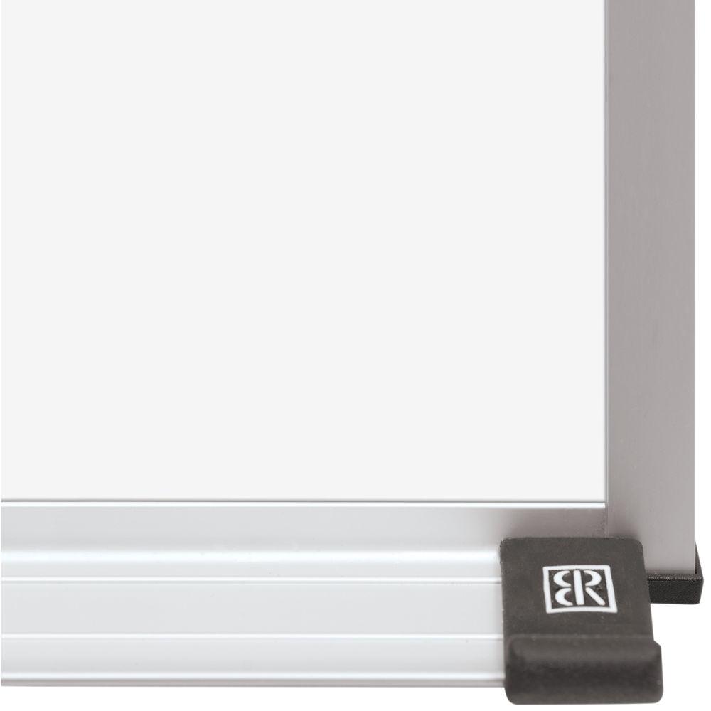 Best Rite Magne-Rite Whiteboard with Aluminum Trim & Map Rail