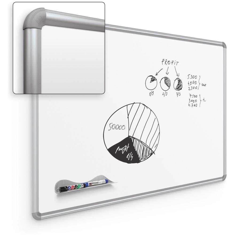 Best Rite Magne-Rite Whiteboard with Silver Presidential Trim