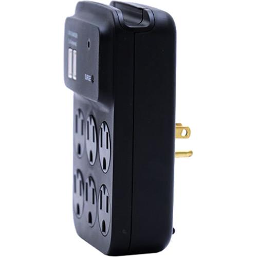 Bush Baby 6-Outlet Power Adapter with Covert 1080p Wi-Fi Camera