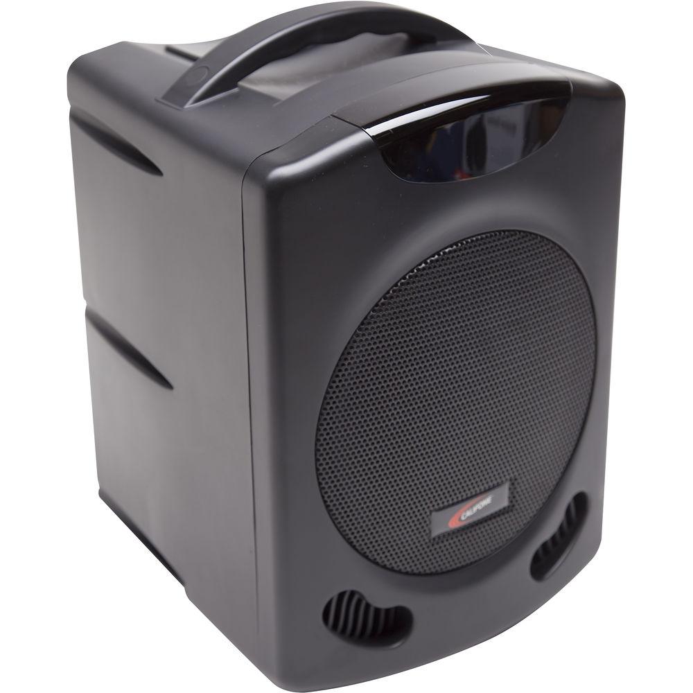 Califone PA419Q2 Portable Bluetooth PA with 2 Handheld Wireless Microphones