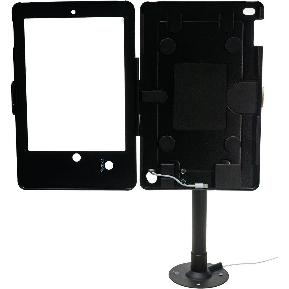 CTA Digital PAD-HAT9E Height-Adjustable Tabletop Security Elbow Mount for iPad, iPad Air, and iPad Pro 9.7"