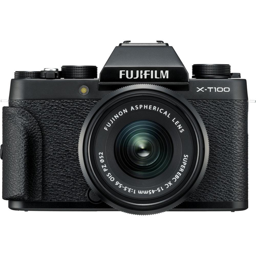 FUJIFILM X-T100 Mirrorless Digital Camera with 15-45mm Lens