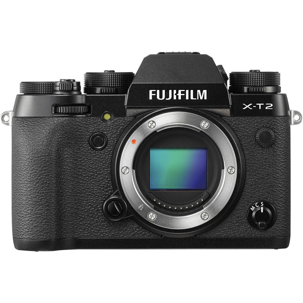 FUJIFILM X-T2 Mirrorless Digital Camera with 35mm Lens and Battery Grip Kit