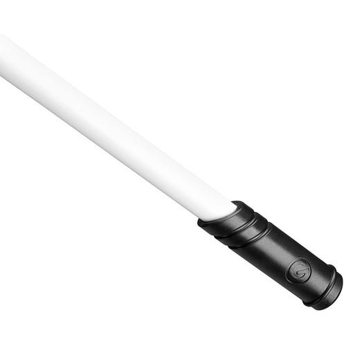 Gravity Stands Microphone Stand With Folding Tripod Base And 2-Point Adjustment Telescoping Boom White