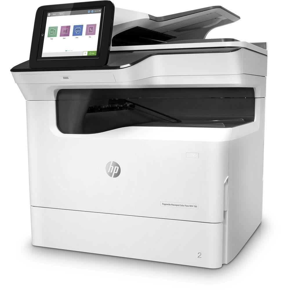 HP PageWide Enterprise Color Flow MFP 785f All-in-One Inkjet Printer, HP, PageWide, Enterprise, Color, Flow, MFP, 785f, All-in-One, Inkjet, Printer
