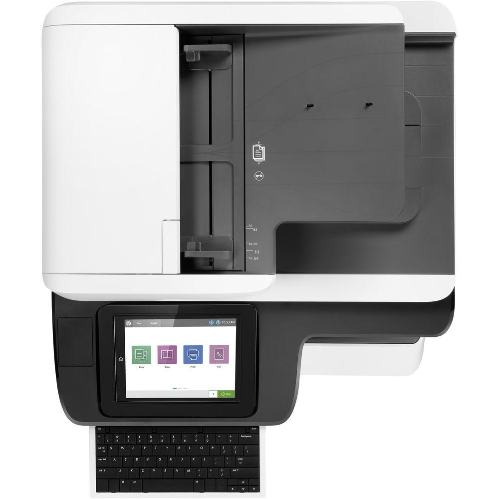 HP PageWide Enterprise Color Flow MFP 785f All-in-One Inkjet Printer, HP, PageWide, Enterprise, Color, Flow, MFP, 785f, All-in-One, Inkjet, Printer