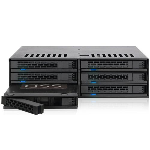 Icy Dock ExpressCage 6-Bay 2.5" SAS SATA Drive Cage for 5.25" Bay
