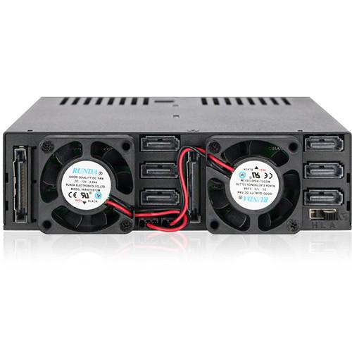 Icy Dock ExpressCage 6-Bay 2.5" SAS SATA Drive Cage for 5.25" Bay