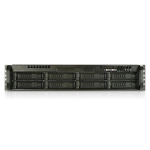 iStarUSA EX2M8 8-Bay Storage Server 2 RU Rackmount Case with 800W Power Supply