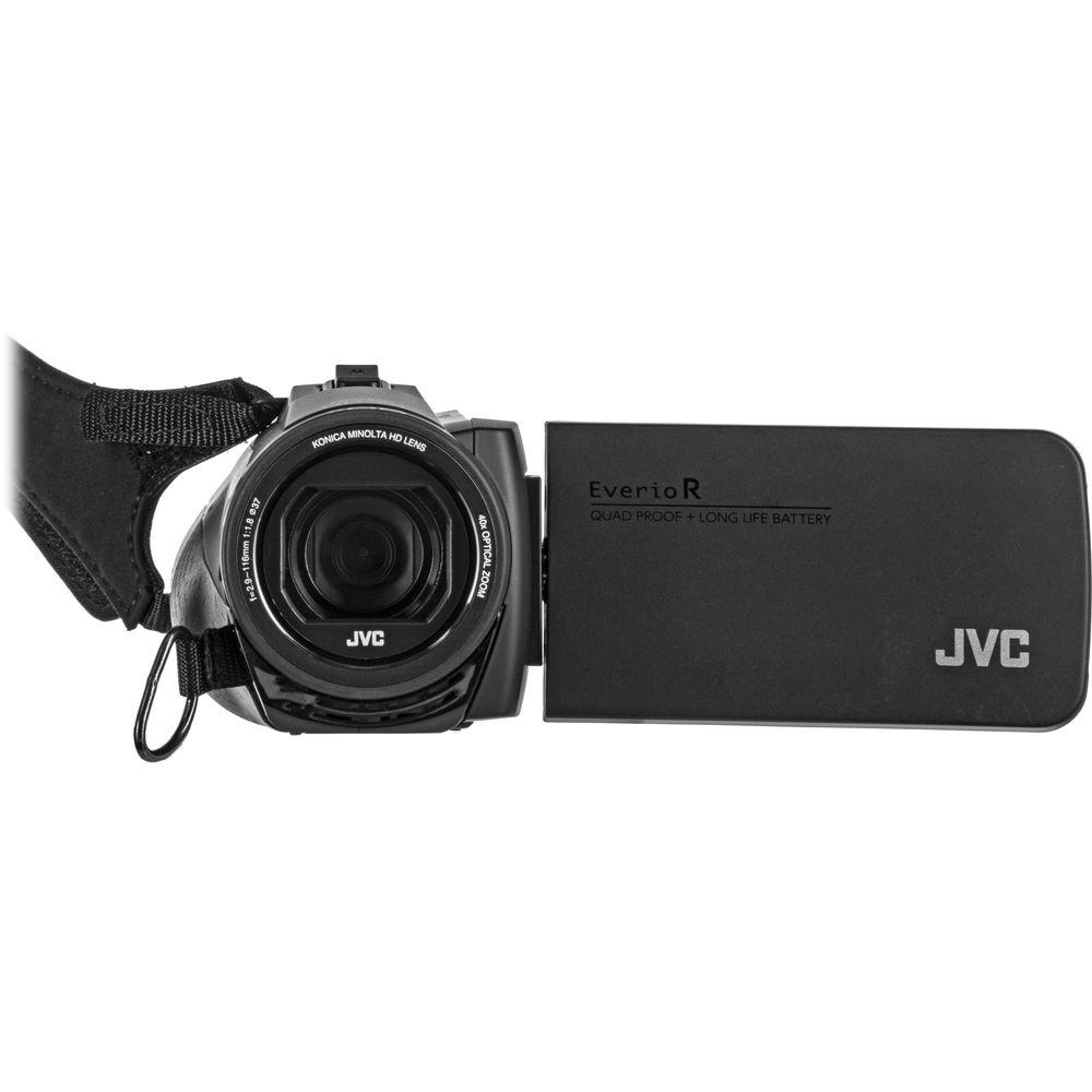 JVC Everio GZ-R460BUS Quad Proof HD Camcorder with 40x Optical Zoom