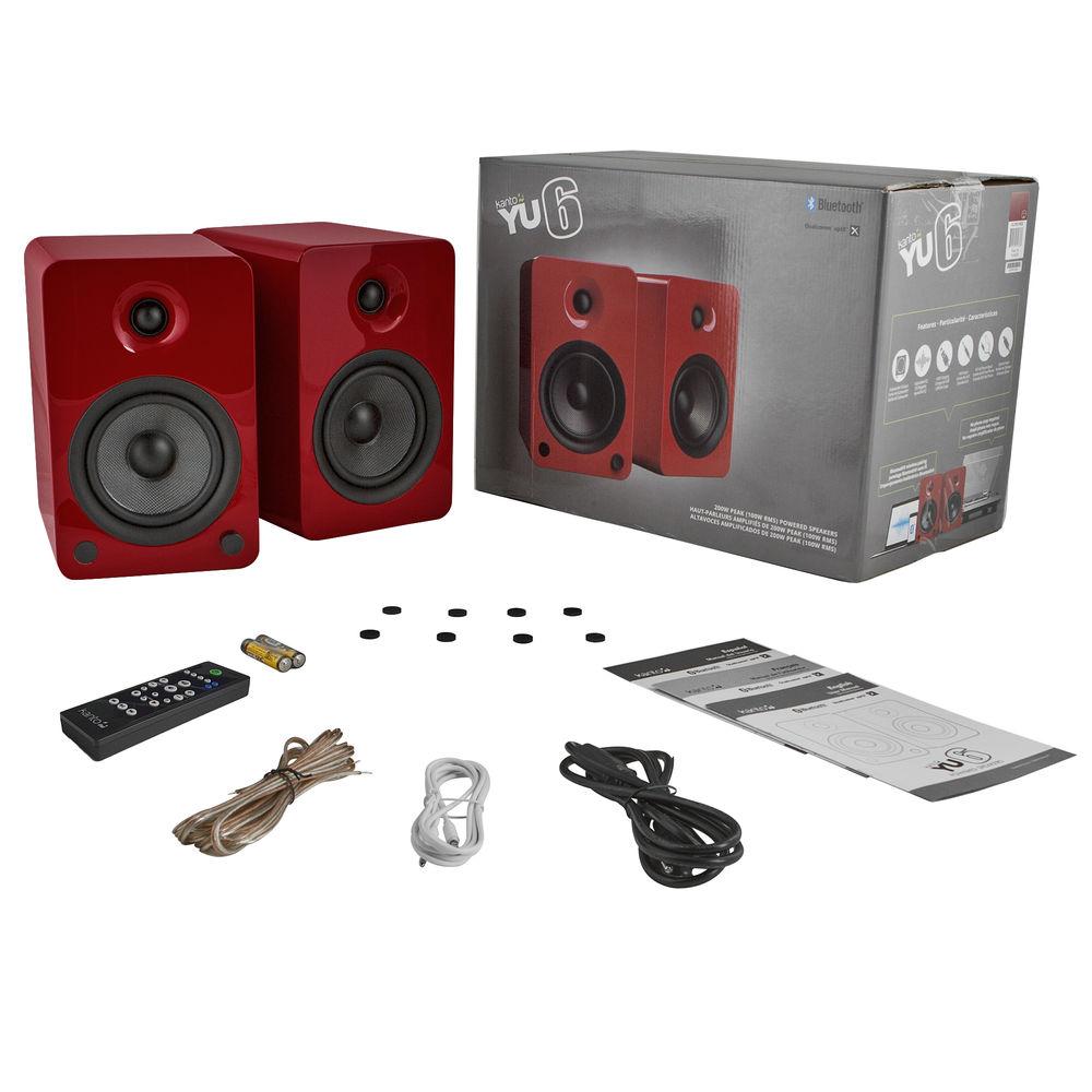 Kanto Living YU6 2-Way Powered Bookshelf Speakers