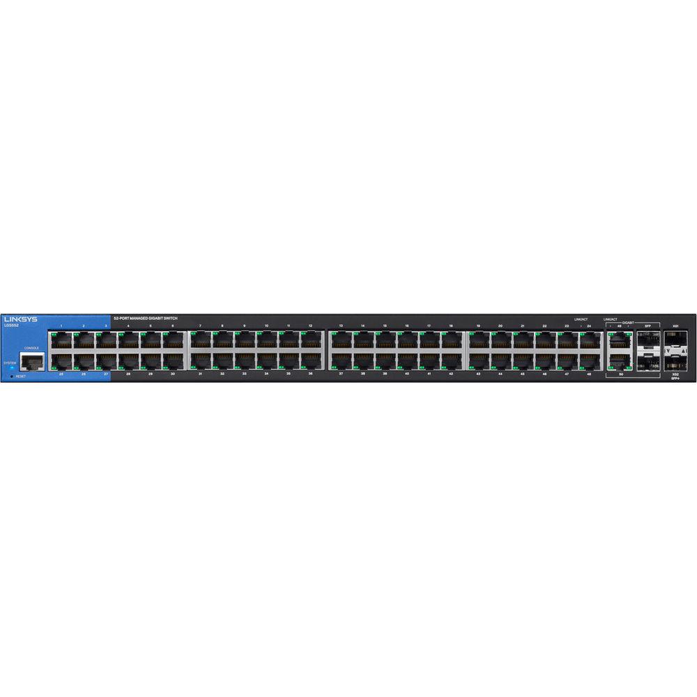 Linksys LGS552 52-Port Managed Gigabit Ethernet Switch