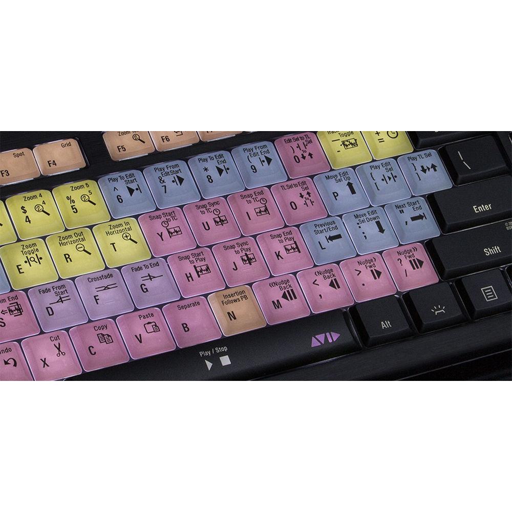 LogicKeyboard Avid Pro Tools Apple Backlit Astra American English Keyboard