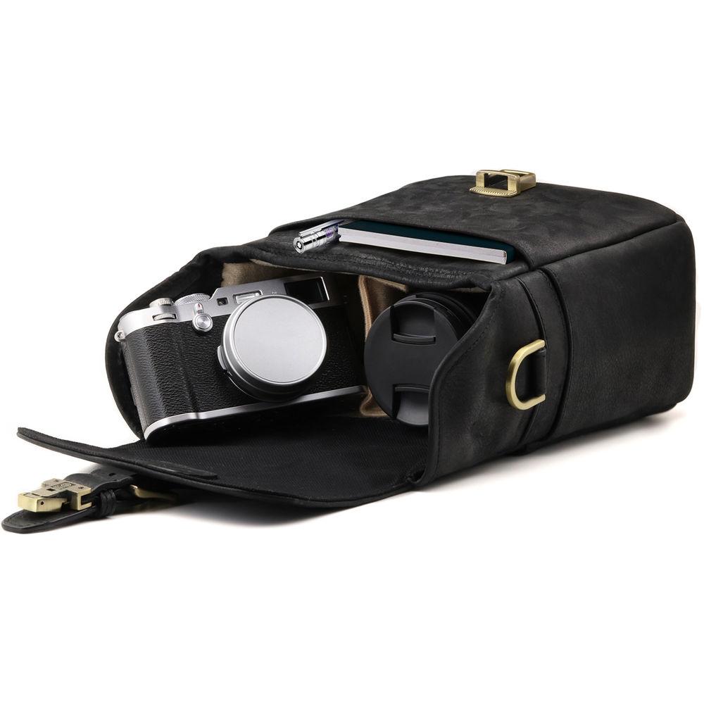 MegaGear Leather Camera Messenger Bag