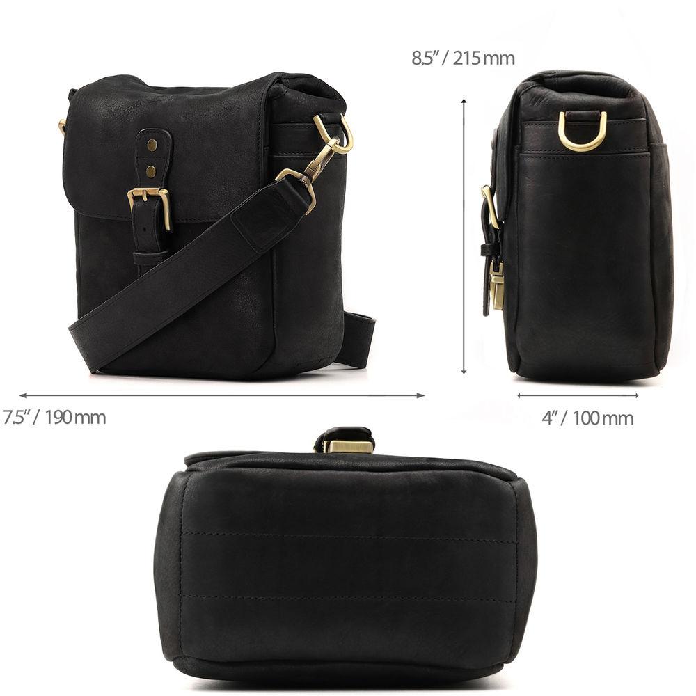 MegaGear Leather Camera Messenger Bag