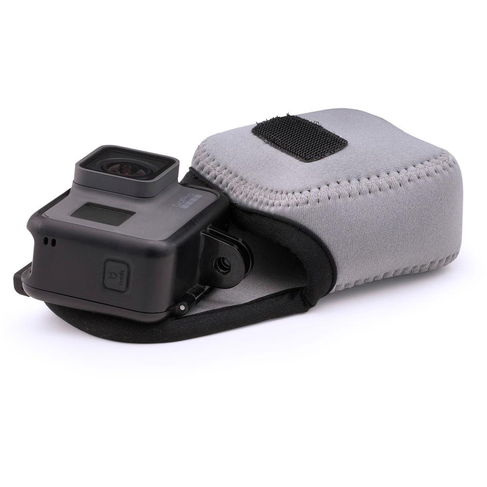 MegaGear Ultra-Light Neoprene Camera Case for Gopro Hero 6, Hero 5 and Sony RX0 1.0 with Carabiner
