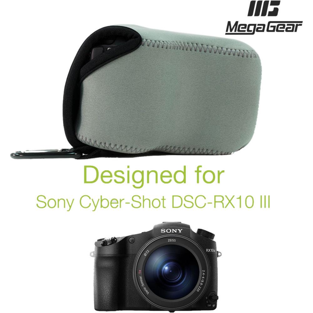 MegaGear Ultra-Light Neoprene Camera Case with Carabiner for Sony Cyber-shot DSC-RX10 III