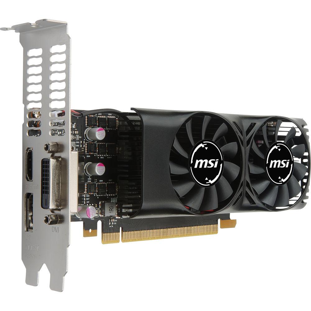 MSI GeForce GTX 1050 2GT Low Profile Graphics Card