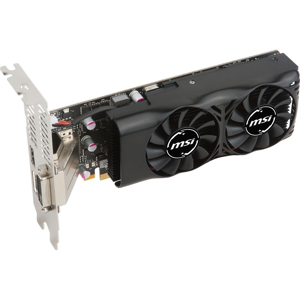 MSI GeForce GTX 1050 2GT Low Profile Graphics Card