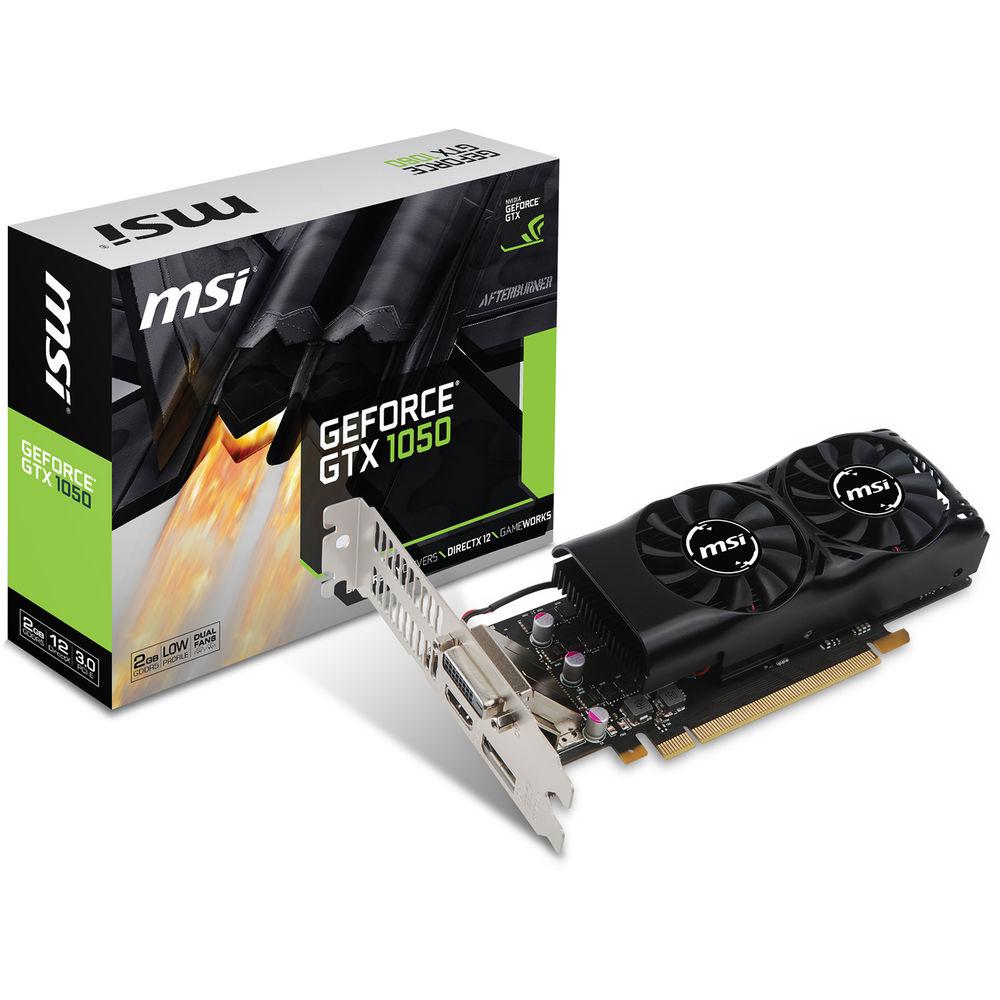 MSI GeForce GTX 1050 2GT Low Profile Graphics Card