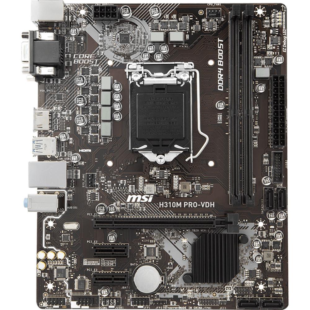 MSI H310M Pro-VDH LGA 1151 Micro-ATX Motherboard