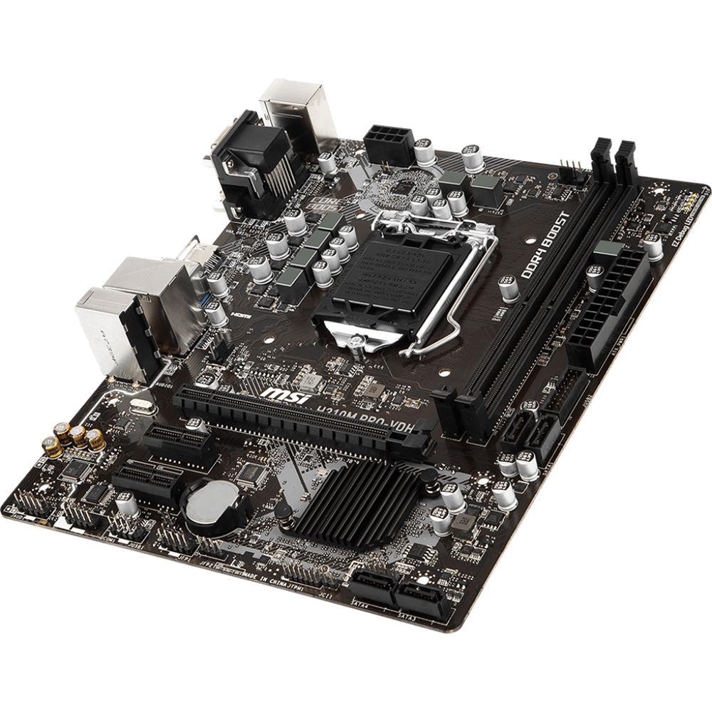 MSI H310M Pro-VDH LGA 1151 Micro-ATX Motherboard