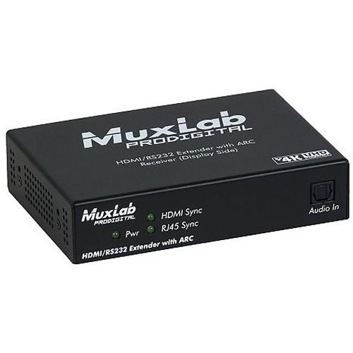 MuxLab 4K HDBaseT HDMI RS-232 Extender Kit with ARC