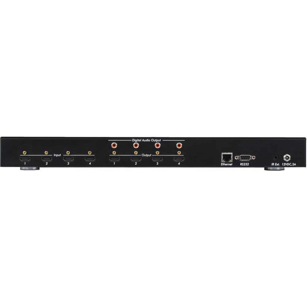 MuxLab 4x4 4K 60 HDMI Matrix Switch