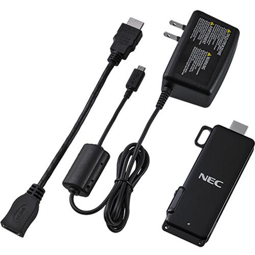 NEC MultiPresenter Wireless Presentation HDMI Stick for Up to 12 Devices