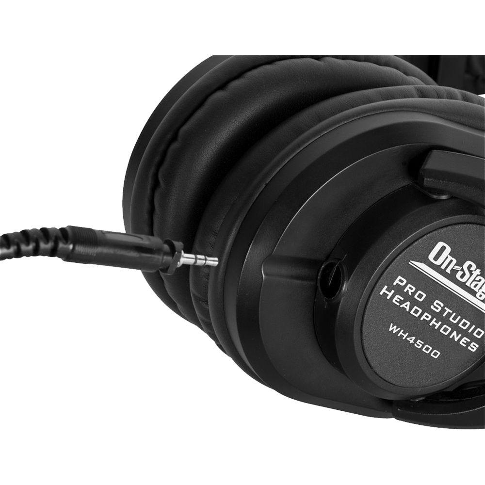 On-Stage WH4500 Pro Studio headphones, On-Stage, WH4500, Pro, Studio, headphones