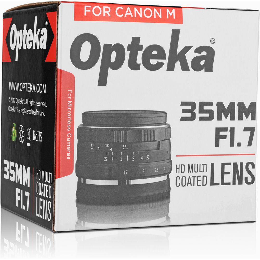 Opteka 35mm f 1.7 Lens for Canon EF-M, Opteka, 35mm, f, 1.7, Lens, Canon, EF-M