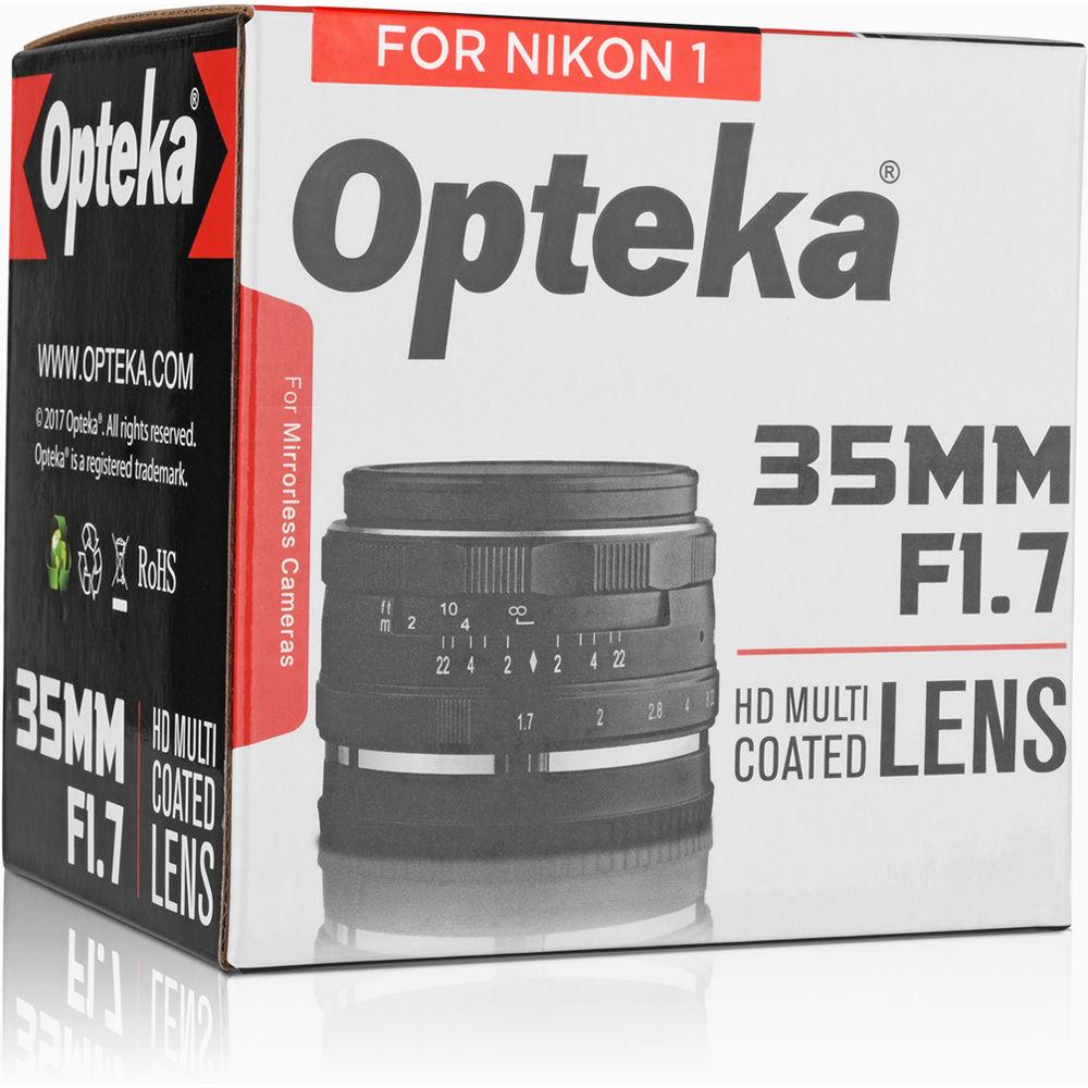 Opteka 35mm f 1.7 Lens for Nikon 1