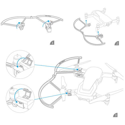 PGYTECH LED Propeller Guards for DJI Mavic Air