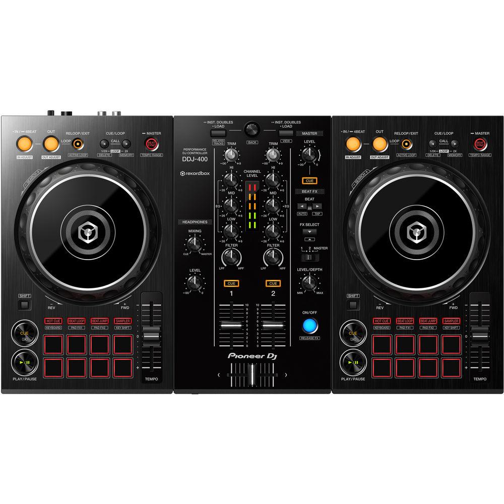 Pioneer DJ DDJ-400 Portable 2-Channel rekordbox DJ Controller