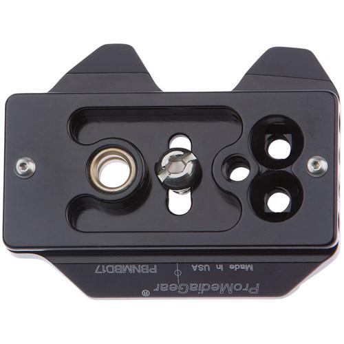 ProMediaGear Arca-Type Bracket Plate for Nikon D500 DSLR Camera with MB-D17 Multi Battery Power Pack