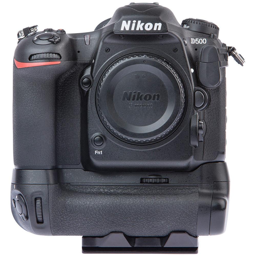 ProMediaGear Arca-Type Bracket Plate for Nikon D500 DSLR Camera with MB-D17 Multi Battery Power Pack