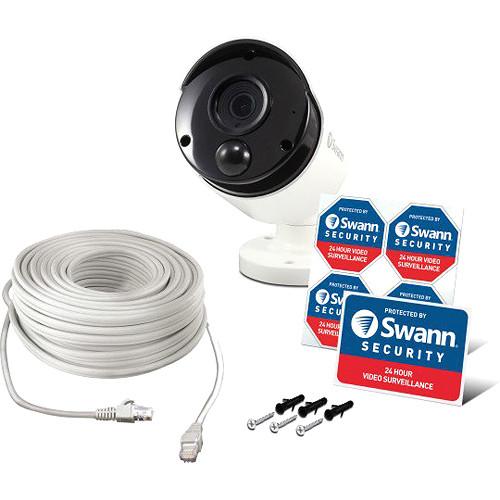 Swann SWNHD-885MSB-US 4K UHD Outdoor Network Bullet Camera with Audio