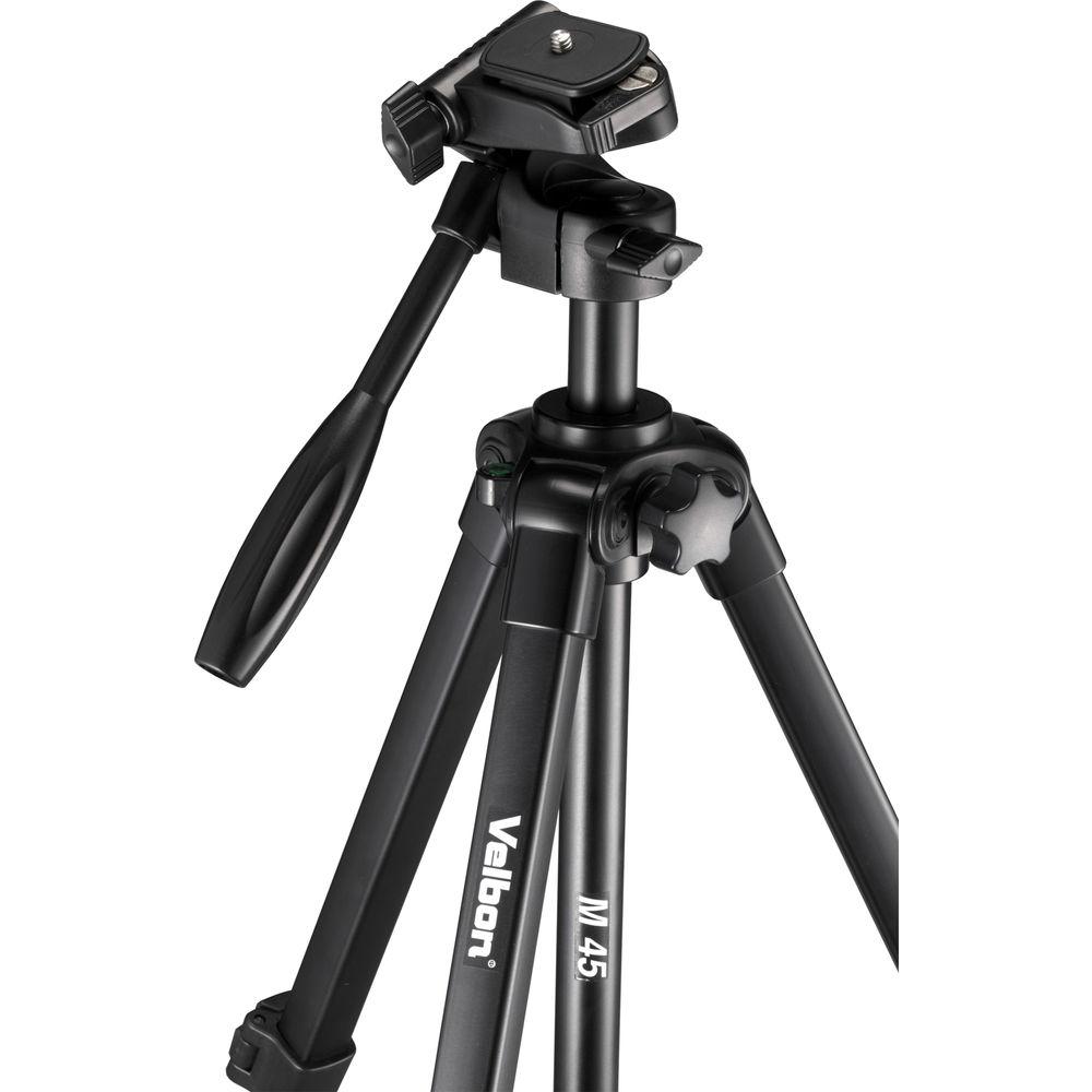 Velbon 4-Section Full Size Tripod 3-Way Panhead with QR Plate