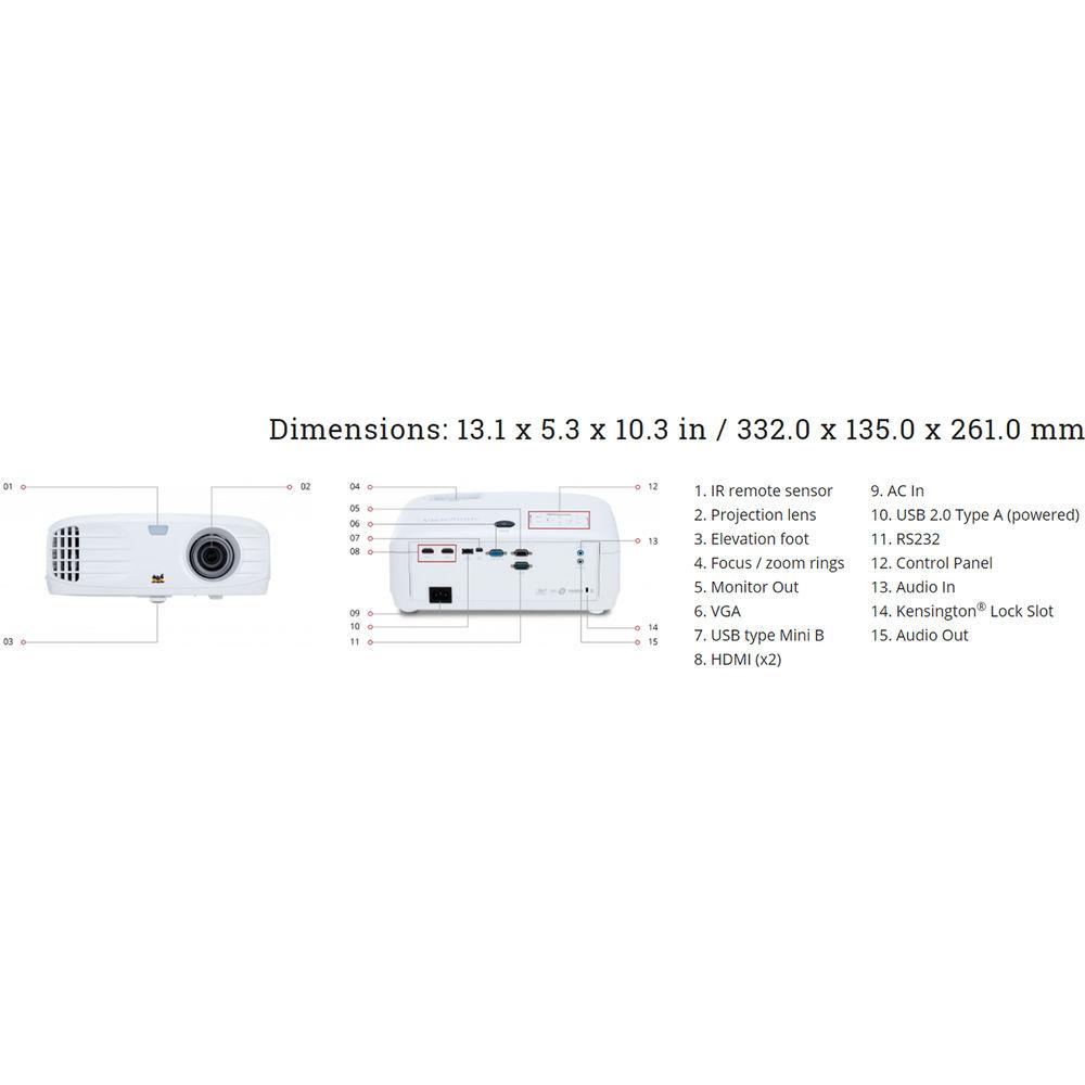 ViewSonic PG700WU 3500-Lumen WUXGA DLP Projector
