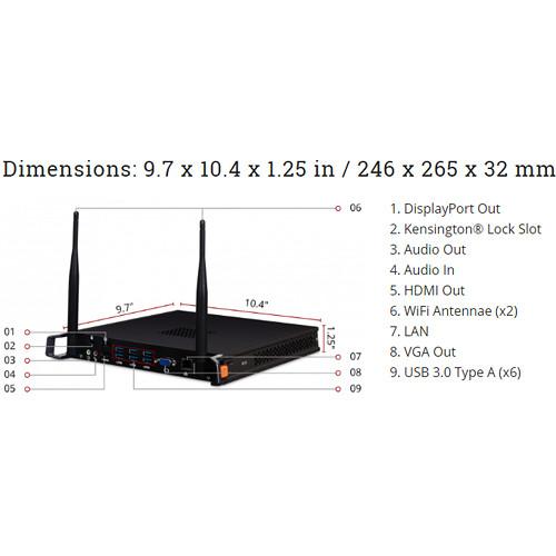 ViewSonic VCP10 Windows Slot-In PC Module for ViewBoard IFP50 Series Displays