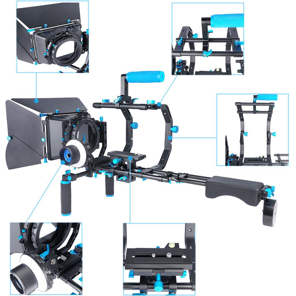 YELANGU D201 DSLR Pro Shoulder Support Rig